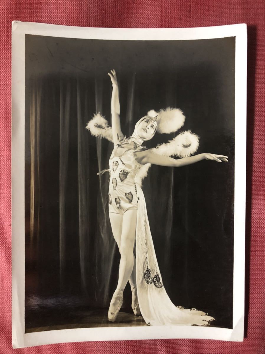 ◆ 戦前 舞踏家写真 ◆ 舞踏家 ダンサー 舞台写真 ブロマイド B.S.K HAYASHI 東京 赤坂_画像1