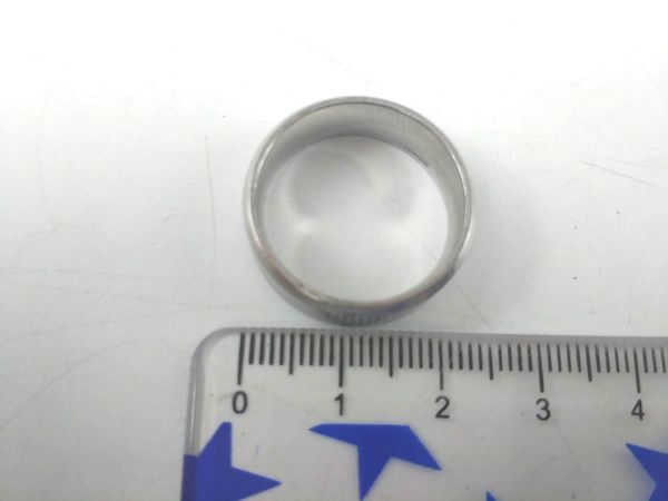 フリーメイソン シンプルリング 指輪 ステンレス 20号 シルバー_画像3