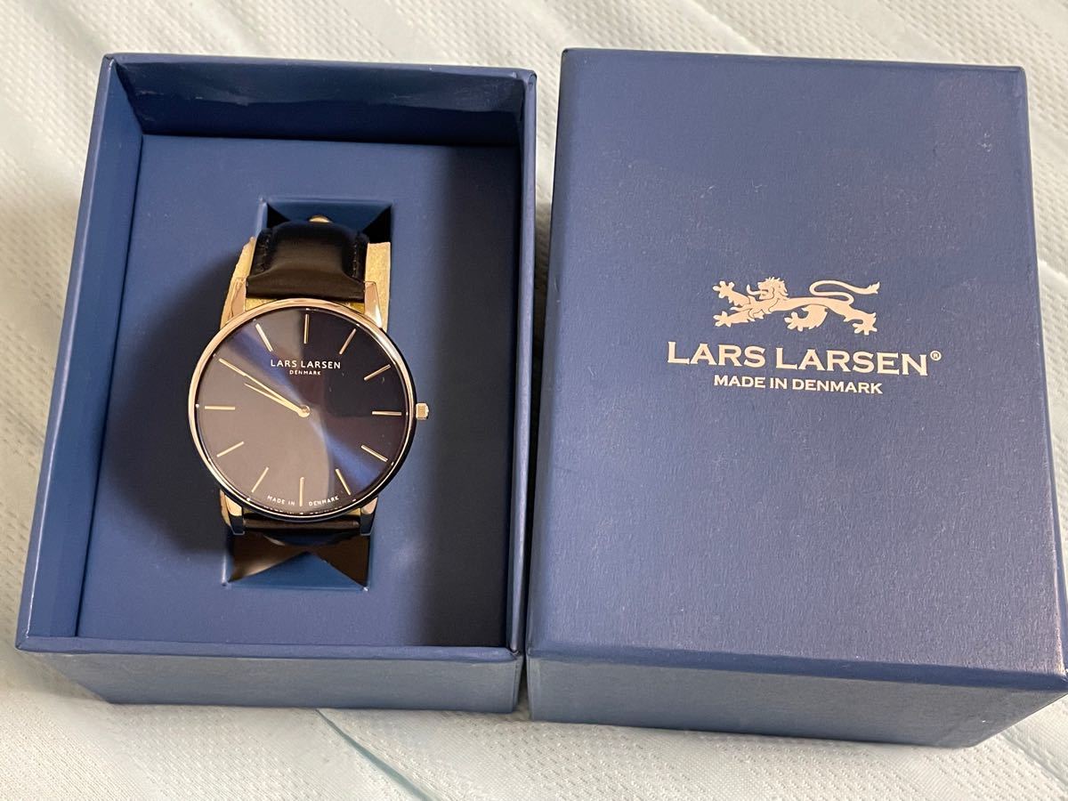 即納送料無料! ラースラーセン Lars Larsen 腕時計 ムーンフェイズ