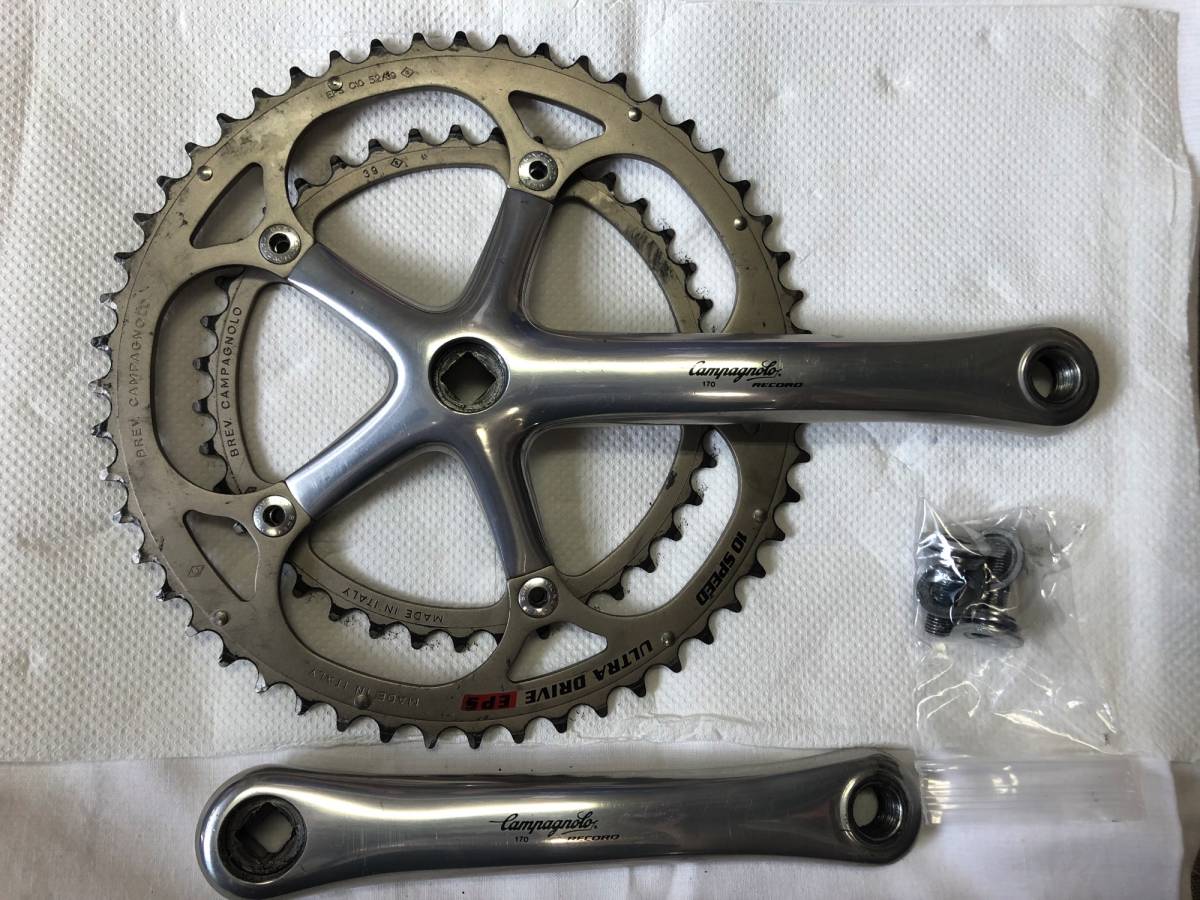 Campagnolo カンパニョーロ RECORD レコード クランクセット 52×39