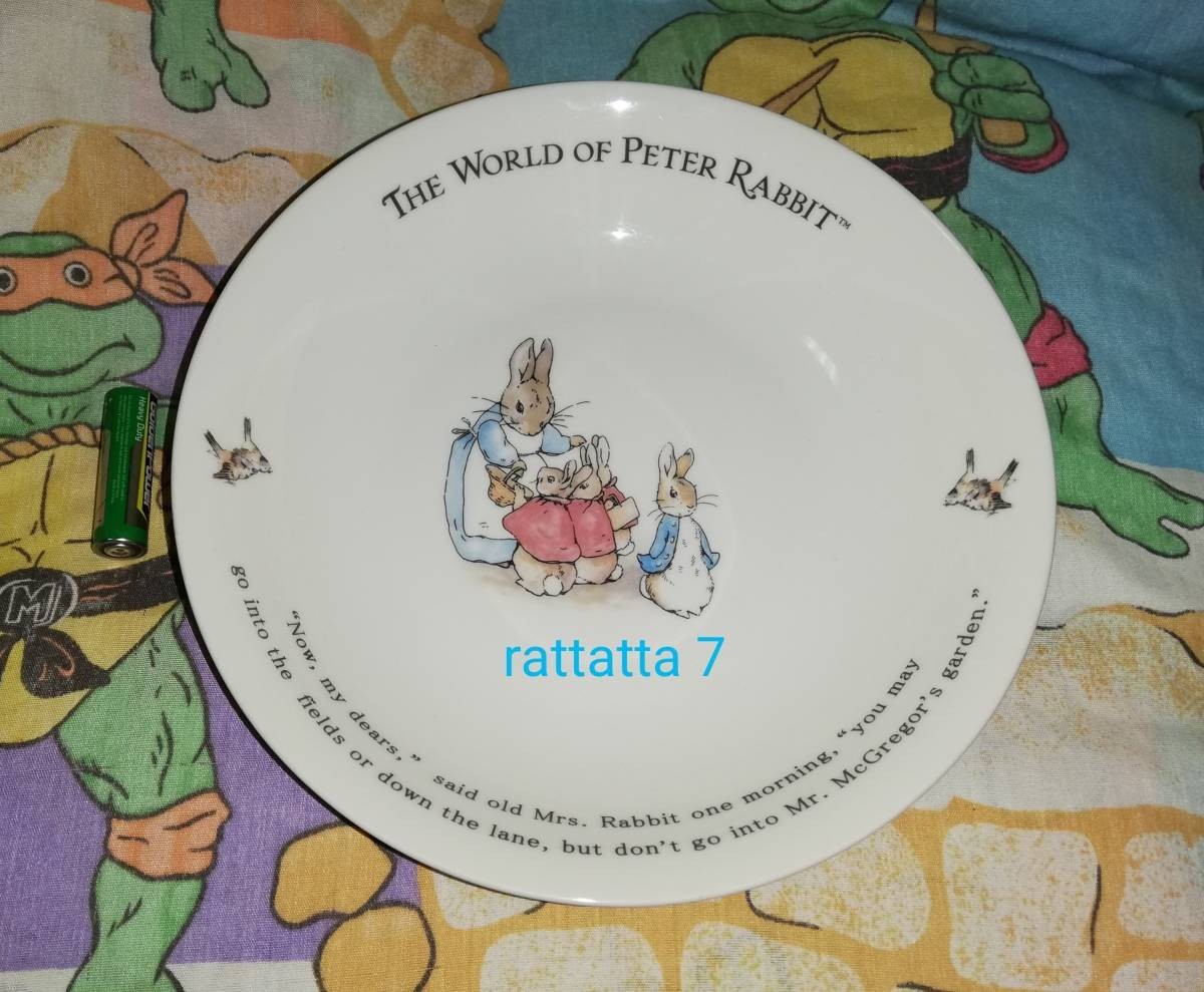 ☆PETER RABBIT☆ピーターラビット☆大皿☆小皿5枚☆計6枚セット☆ベンジャミン☆陶器☆プレート