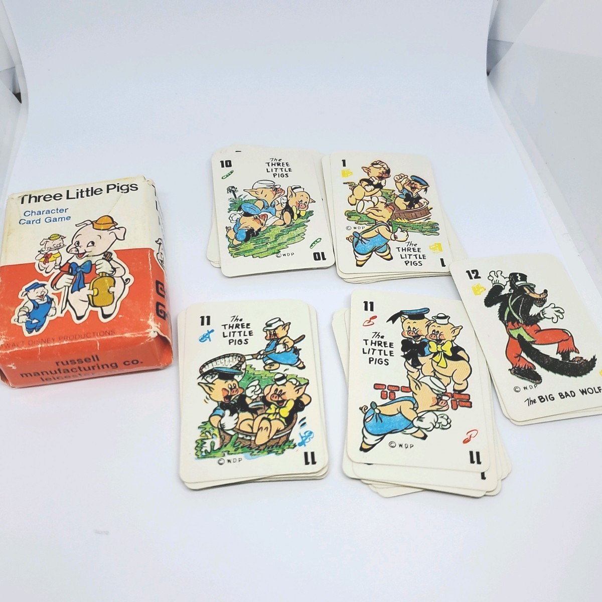 Paypayフリマ ディズニー レトロ ビンテージ カードゲーム ３匹のこぶた 海外 コラージュ 素材 ジャンクジャーナル おすそわけファイル 紙モノ