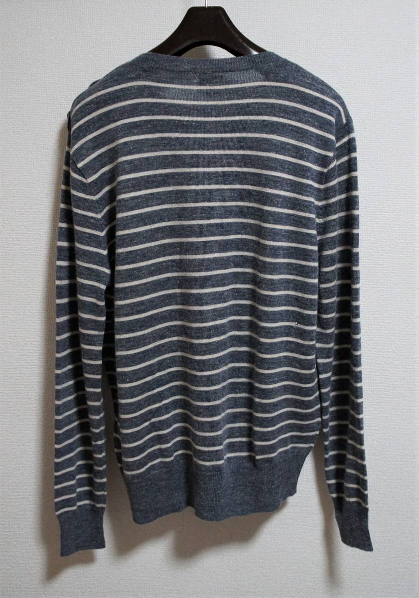 SALE！【新品】サイズ:XL ジェイクルー J.CREW Lightweight Sedona shoulder button sweater アルパカ、麻混 グレー/オフホワイト_画像4