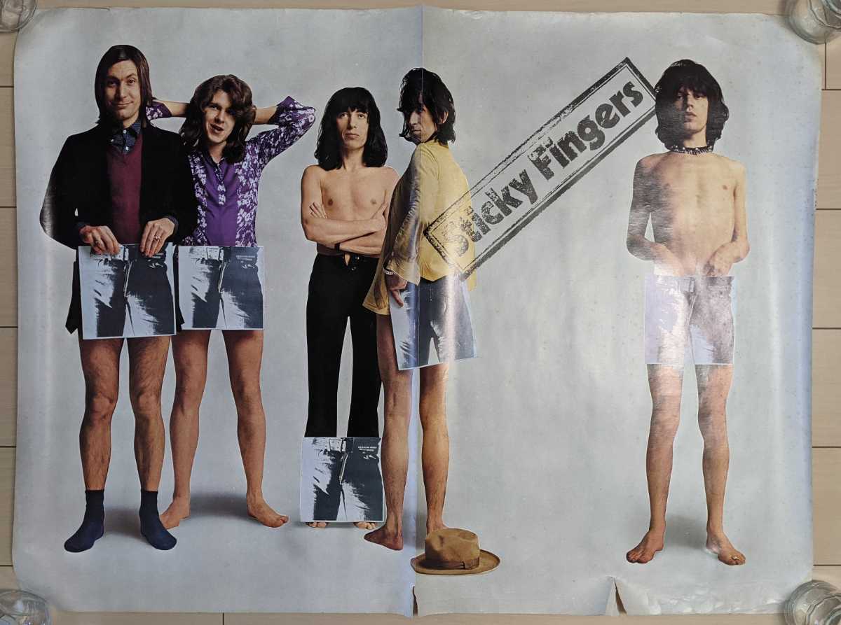 The Rolling Stones-Sticky Fingers★英プロモ・ポスター