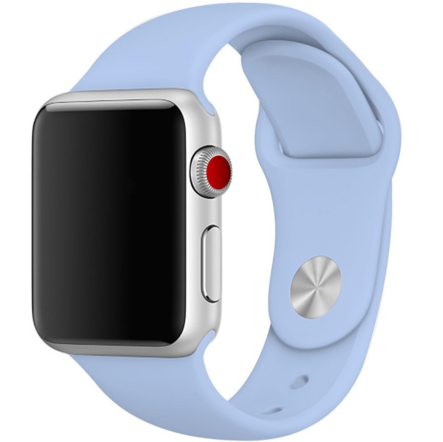 【本体サイズ42・44mm用】【32-ブルーフォグ】Apple Watch シリコン スポーツバンド アップルウォッチ【Series1.2.3.4.5.6.SE対応】_画像1