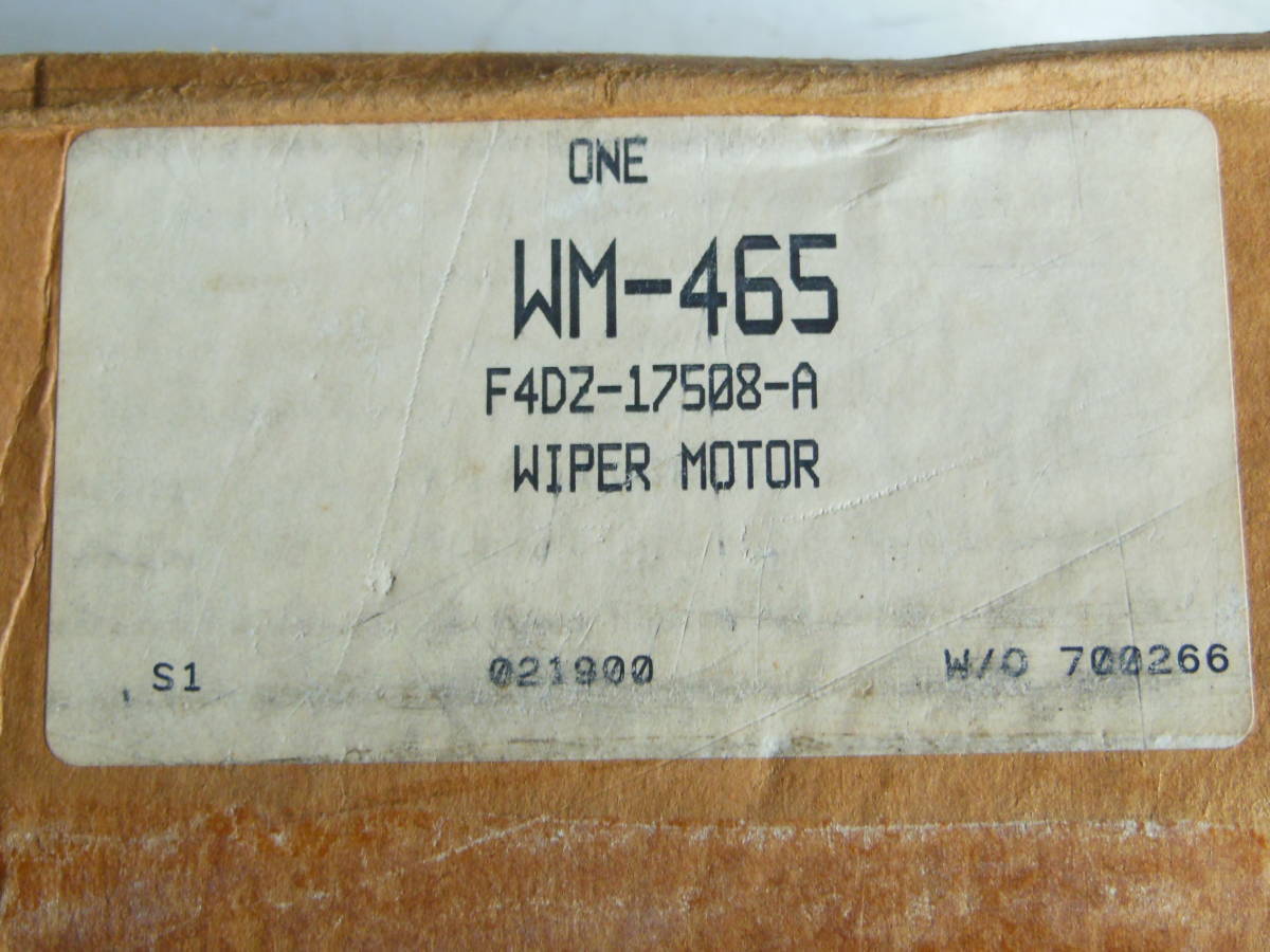 「純正部品」ワイパー モーター F4DZ-17508-A WIPER MOTOR REAR FORD MERCURY フォード トーラス ワゴン マーキュリー セーブル ワゴン_画像5