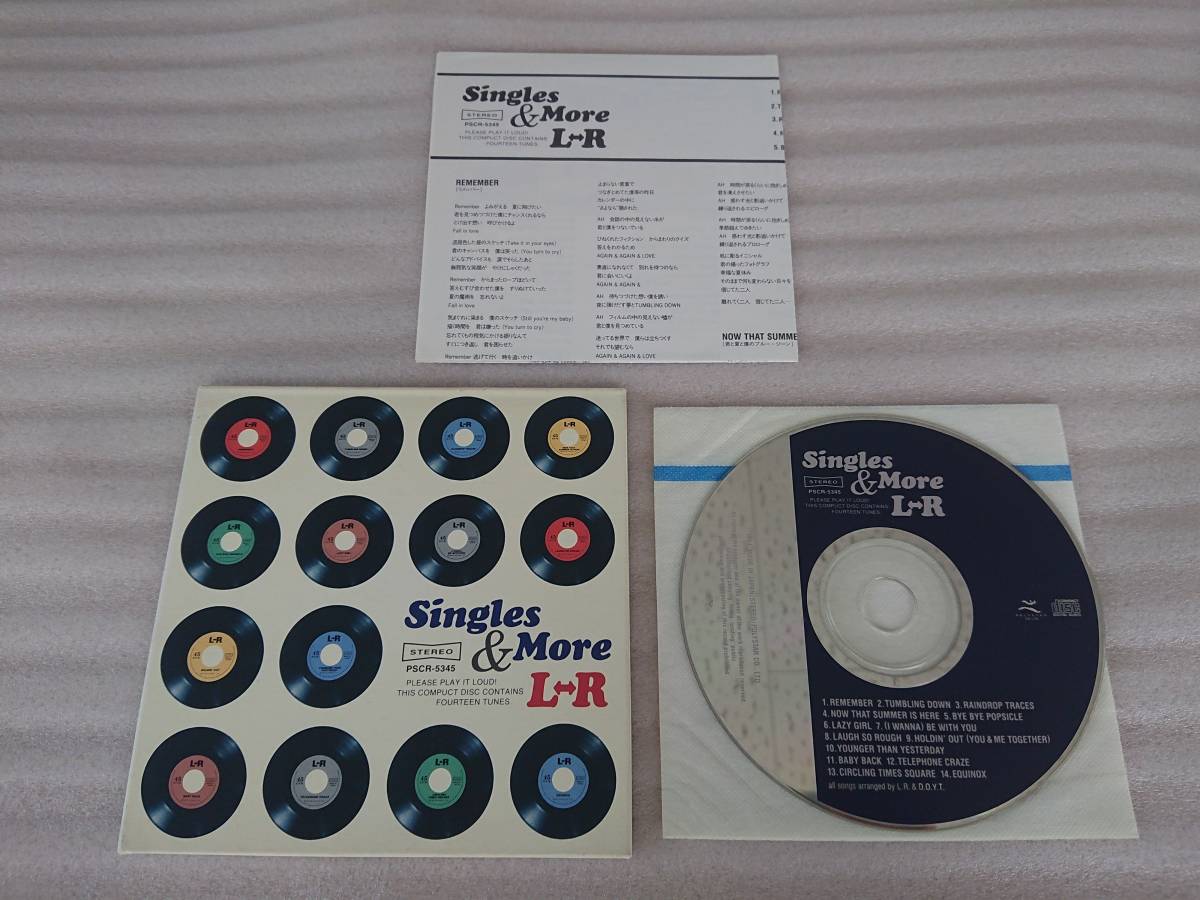 税込?送料無料】 CD L⇔R エルアール Singles More シングルス モア