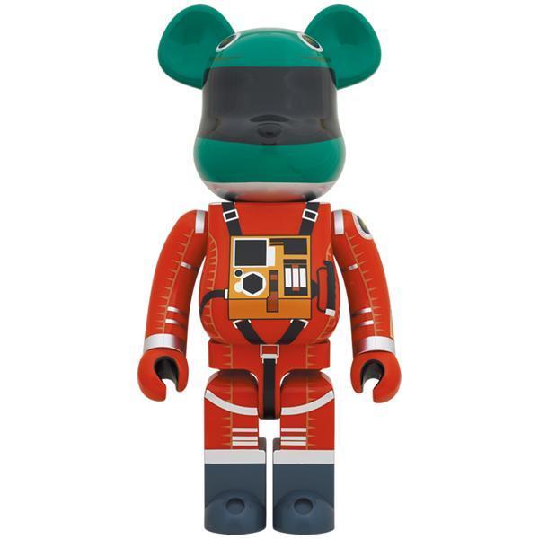 BE@RBRICK SPACE SUIT GREEN HELMET & ORANGE SUIT Ver. 1000％/ベアブリック/メディコムトイ/Medicom Toy/2001年宇宙の旅/スペーススーツ