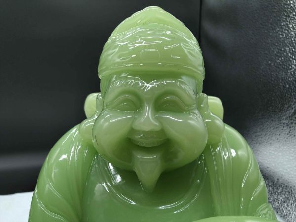 七福神 恵比寿 大黒天 緑石 翡翠 石 インテリア 縁起物 1つ約 七福神 恵比寿 大黒天 緑石 翡翠 石 インテリア 縁起物 1つ約