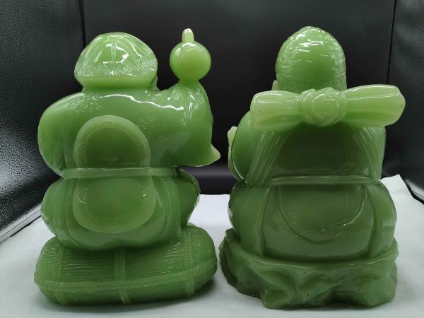 七福神 恵比寿 大黒天 緑石 翡翠 石 インテリア 縁起物 1つ約 七福神 恵比寿 大黒天 緑石 翡翠 石 インテリア 縁起物 1つ約