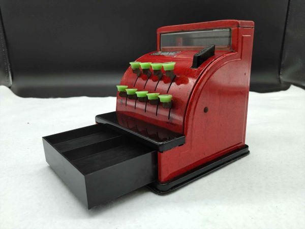 ナショナル　キャッシュレジスター　昭和レトロ　アンティーク　ビンテージ　ブリキ　雑貨　National CASH REGISTER (21_924_17)_画像9