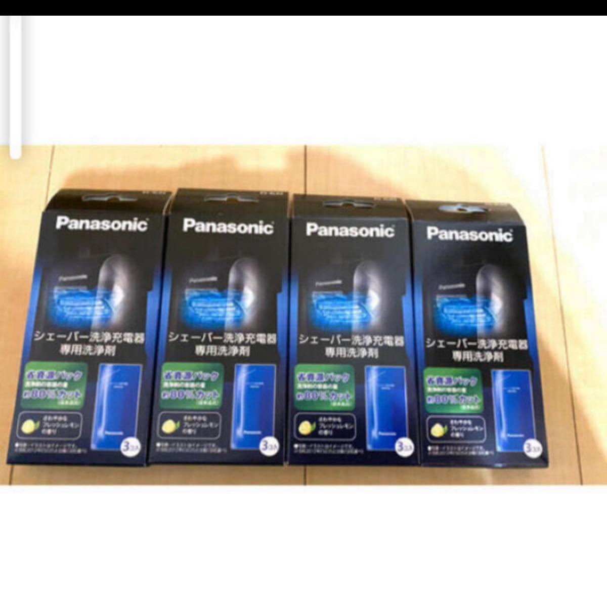 Panasonic シェーバー洗浄充電器専用洗浄剤　ES-4L03　4箱(1箱3袋入り)