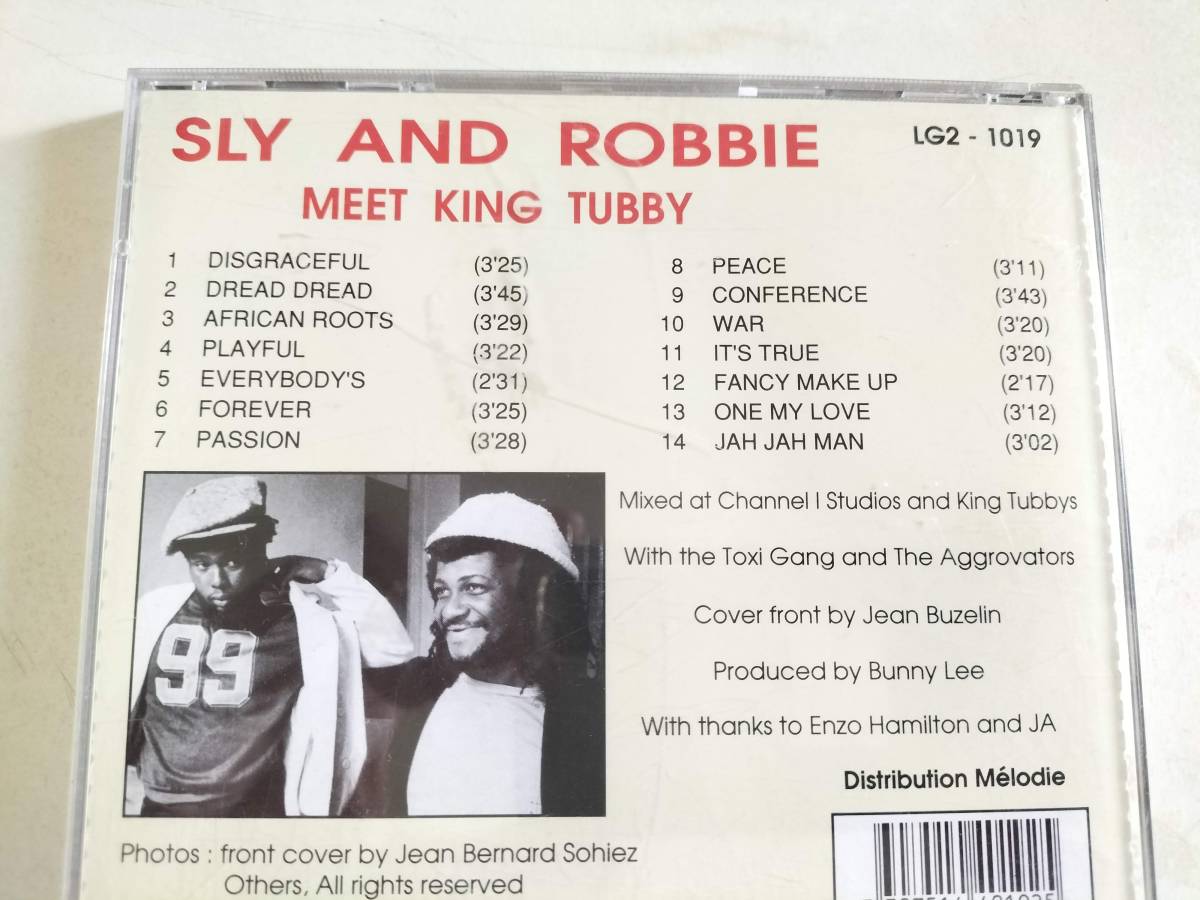 輸入盤レゲエCD　SLY and ROBBIE　Meet KING TUBBY　　レアREGGAE　DUB　CD