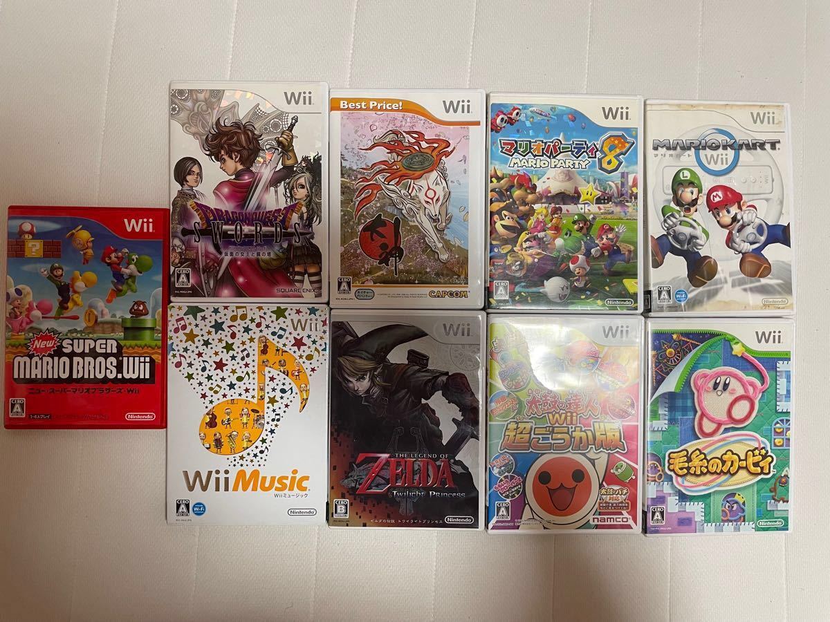 Wii本体一式とソフト12本セット