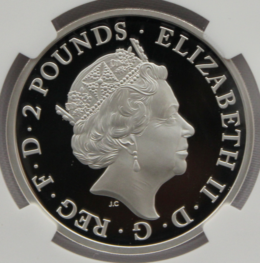 2021 イギリス クイーンズビースト PF70UC コンプリーター NGC 銀貨 2