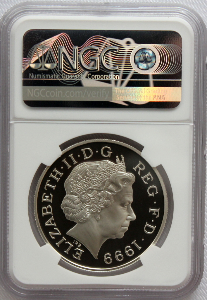 1999 イギリス ダイアナ妃 追悼記念 5ポンド銀貨 NGC PF69UC | www