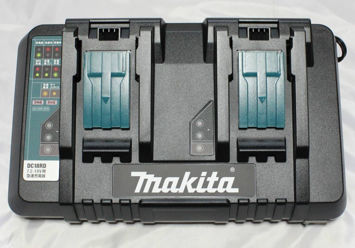 ♪新品 makita マキタ 2口急速充電器 DC18RD 9.6V~18V(スライド式 ...