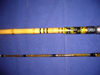 横浜和竿 本漆塗り カワハギ竿/1.75m・インロー二本継 横浜和竿 本漆塗り カワハギ竿/1.75m・インロー二本継