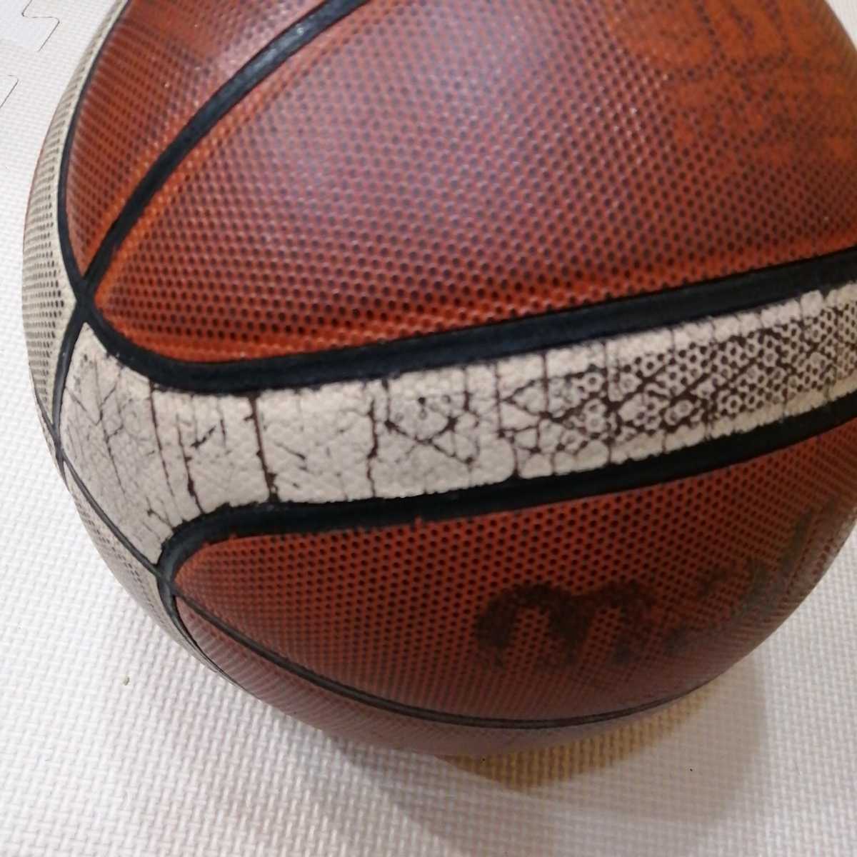  use item records out of production complete sale goods basketball 7 number natural leather made 12 surface body [molten BGL7X GL7X]( inspection ) moltenmoru ton MIKASAmikasaBGL7 GL7 (3)