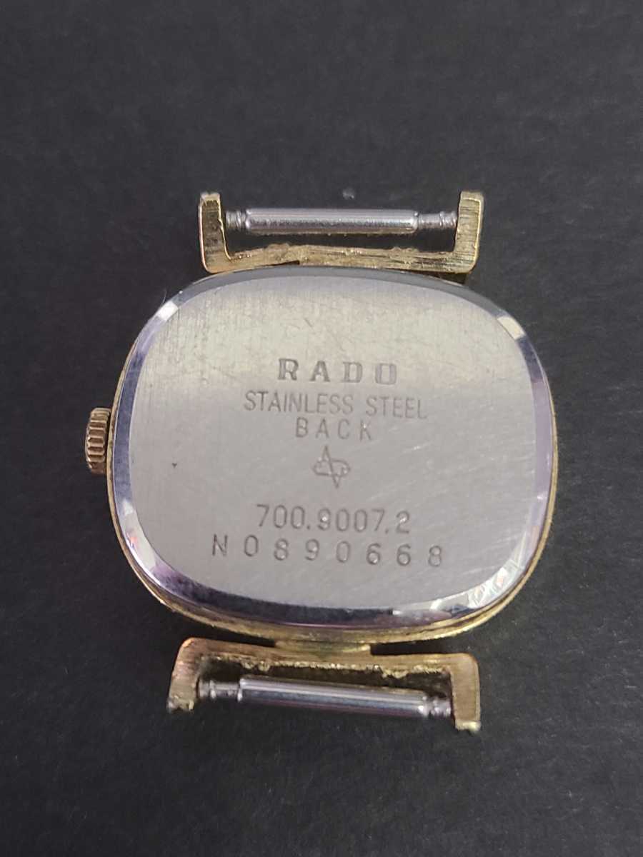 RADO ラドー 700.9007.2 レディース クオーツ 腕時計　時計　動作未確認　ジャンク_画像2