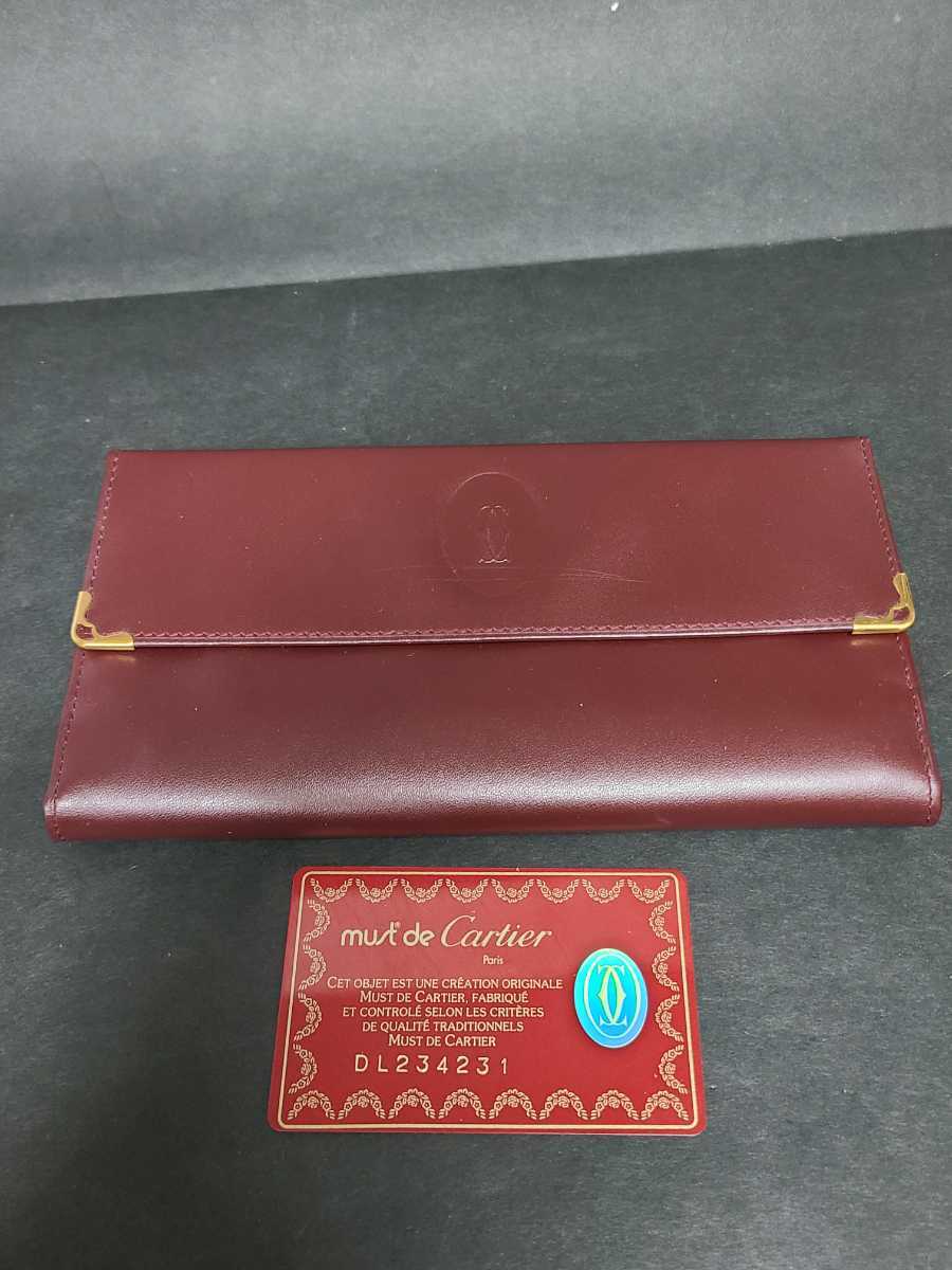 定番人気! must de Cartier カルチェ 長財布 oabmg.lecupon.com
