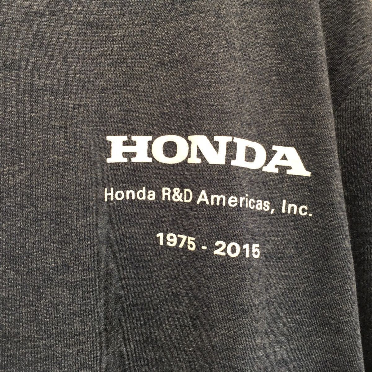 HONDA　ホンダ　HRA　40th ANNVERSARY　半袖Tシャツ　メンズ　Lサイズ　ノベルティグッズ　本田技研工業_画像5