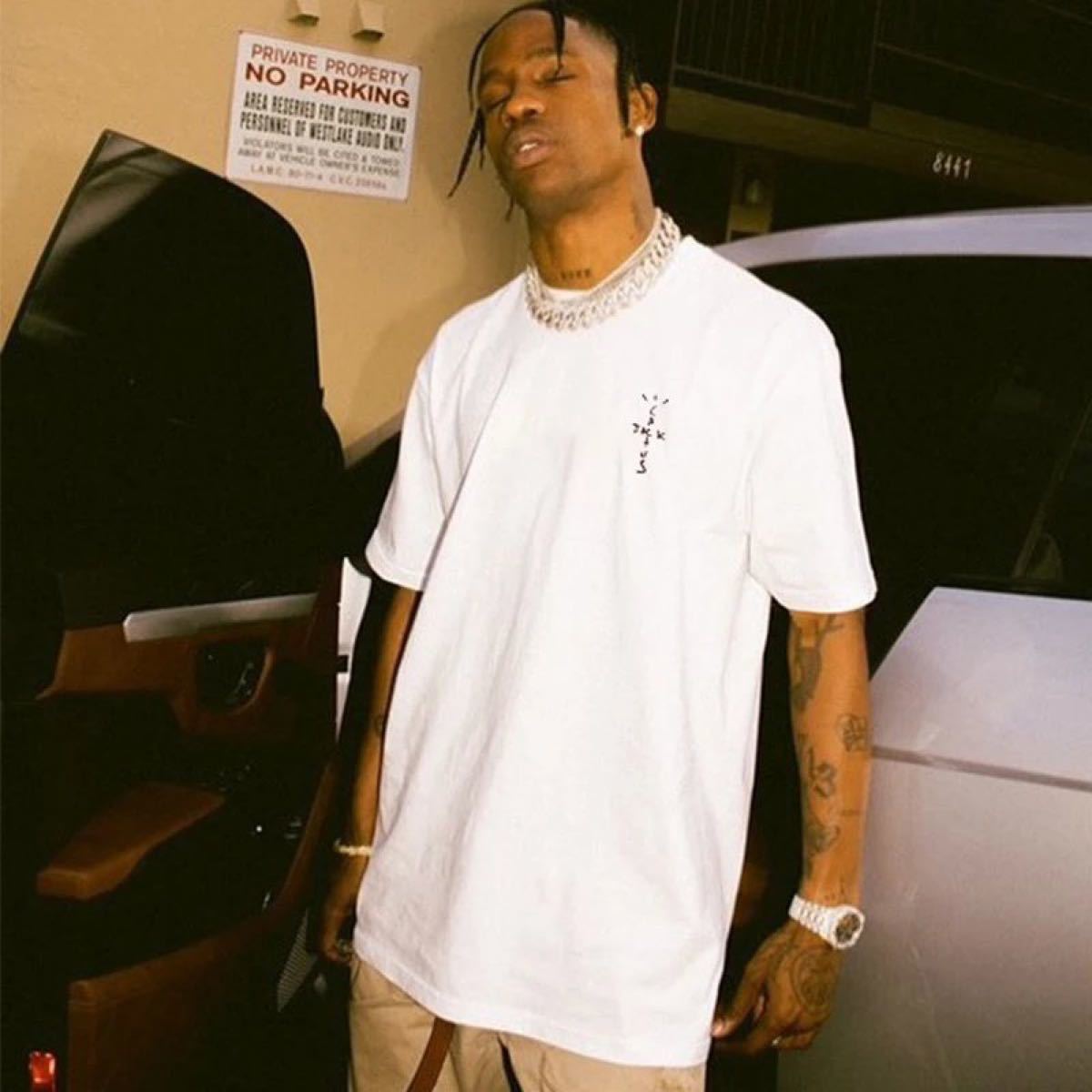 レアコラボ!!OFF-WHITE×Travis Scott Tシャツ 定番公式通販 - agrimin
