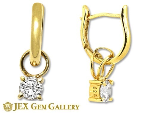 Diamond K18 イエロー ダイヤモンド ピアス No.60903 www.anac-mali.org