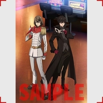 雨宮蓮＆明智吾郎 タペストリー 「Blu-ray/DVD ペルソナ5 the Animation vol.7～12」 アニメイト連動購入特典_画像1