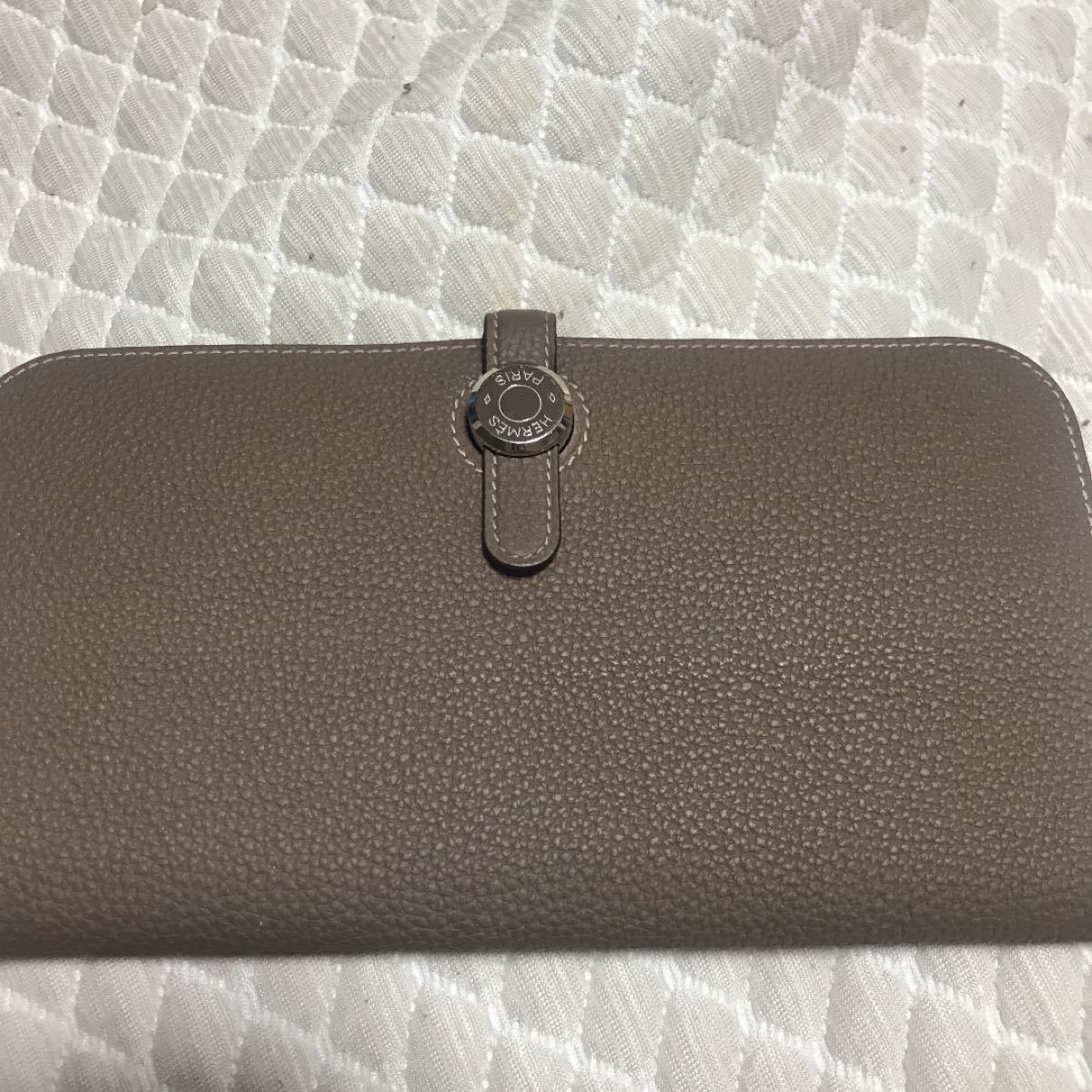 エルメス ドゴンコンパクト レザー 二つ折り財布 ミニウォレット