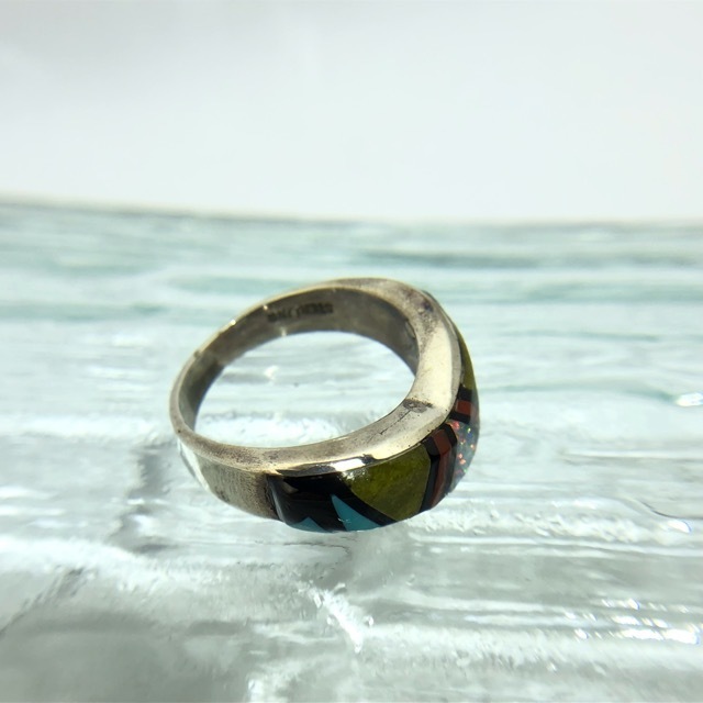  серебряное кольцо индеец ювелирные изделия кольцо серебряный аксессуары кольцо 11.5 номер 097