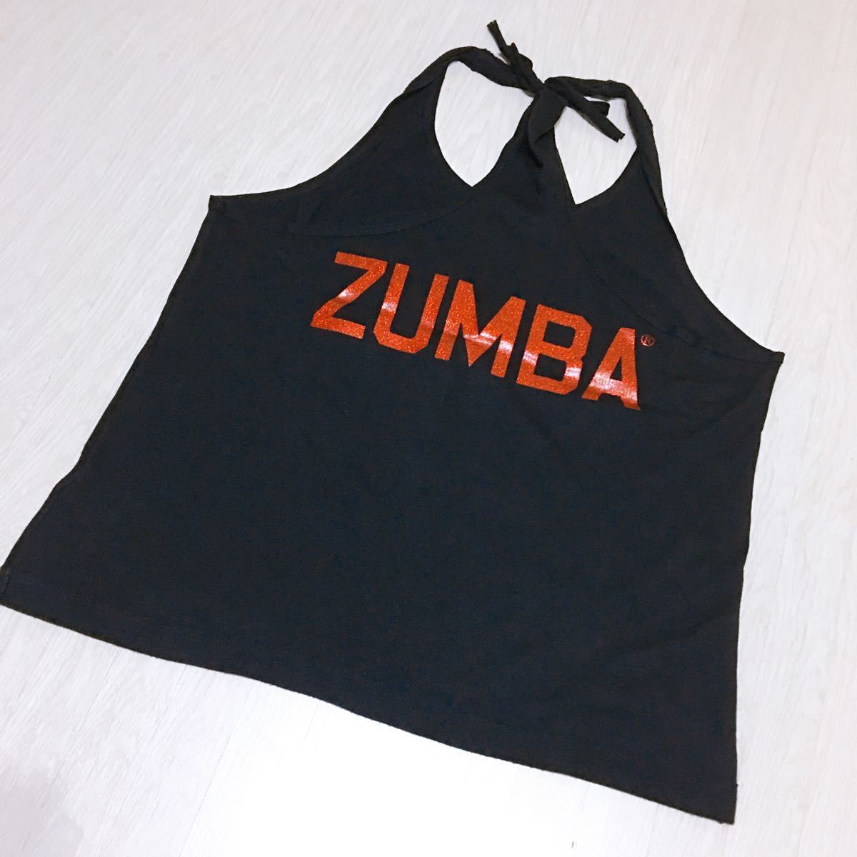 美品 ZUMBA ズンバ トップス タンクトップ リメイク XL (M.L.XL)ダンス フィットネス ジム ヒップホップ エアロ