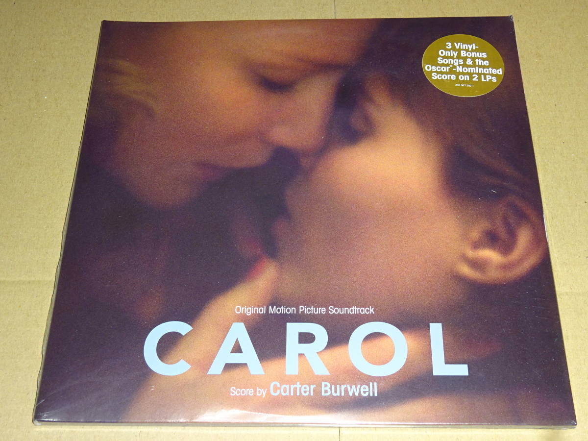 Carter Burwell Various Carol - Original Motion Picture 2016年US-Varse Sarabandeオリジナル10’LP 未開封 最大72%OFFクーポン 代引き人気 Soundtrack