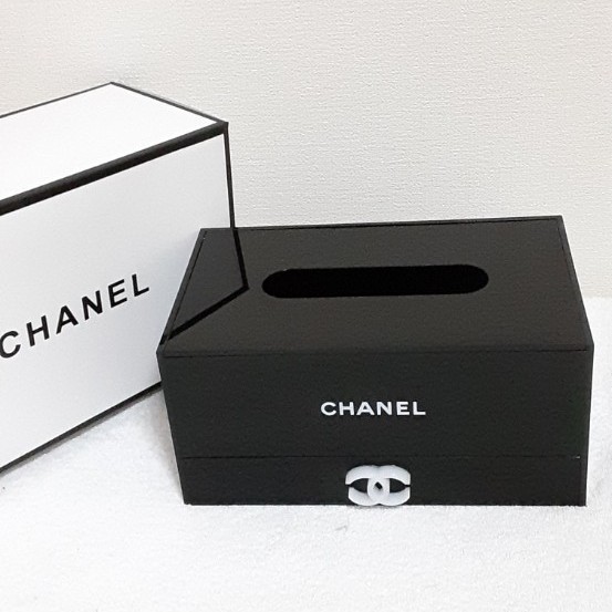 CHANEL シャネル 引き出し付き ティッシュケース ティッシュ CHANEL シャネル 引き出し付き ティッシュケース ティッシュ