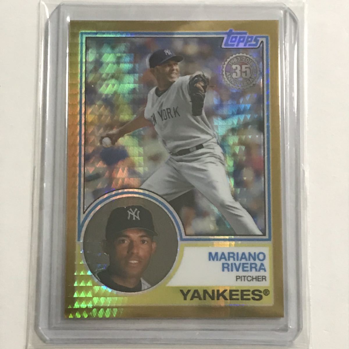 [Mariano Rivera] Refractor Parallel(Gold/50)1983 Chrome Promo(120)[2018 Topps MLB Update Silver Pack Series3]New York Yankees(NYY)_画像1