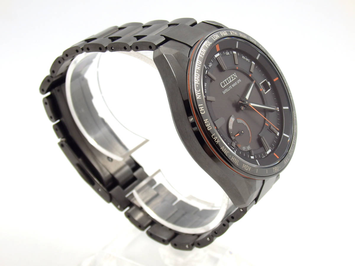 G32541☆CITIZEN シチズン エコドライブ アテッサ F150 T025803 メンズ 腕時計【購入：2021年6月30日 可動】_画像3