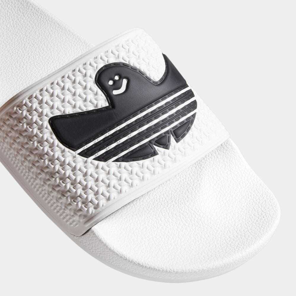  free shipping 30.5cm* Adidas Mark *gon The less SHMOOFOIL SLIDEshum-fo il sliding shower sandals shoes white black FY6848
