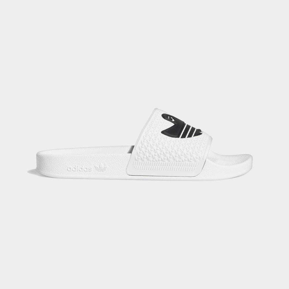  free shipping 30.5cm* Adidas Mark *gon The less SHMOOFOIL SLIDEshum-fo il sliding shower sandals shoes white black FY6848