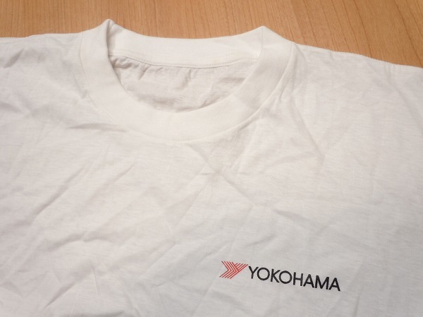 YOKOHAMA ヨコハマタイヤ★白 Tシャツ★綿100 未使用かも★即決★h_画像1