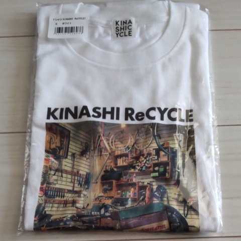  T-shirt (KINASHI ReCYCLE)* tree pear cycle * new goods unused size S white * white 