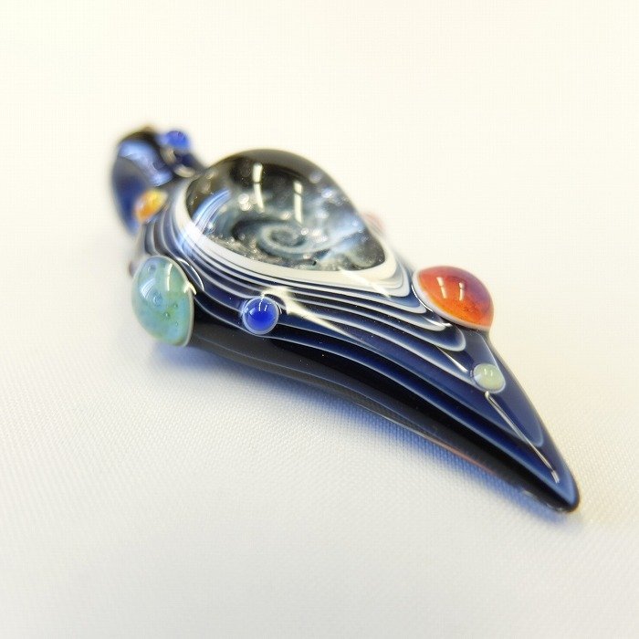 速くおよび自由な WORKS GLASS TOMOMATSU ガラスペンダントトップ claw(S Speace ペンダントトップ、チャーム