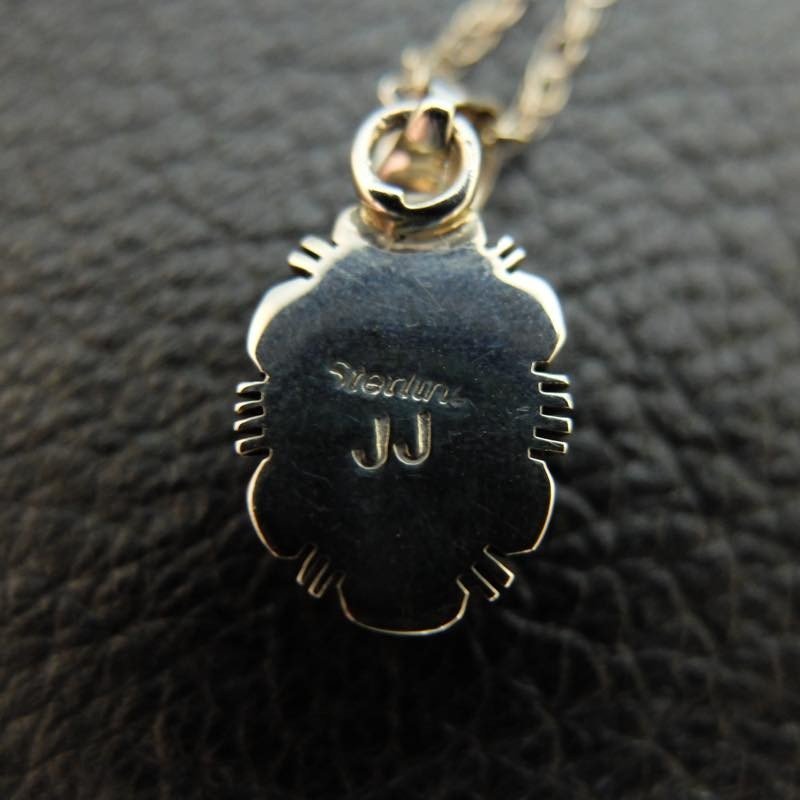 インディアンジュエリー STERLING インカローズシルバーペンダント