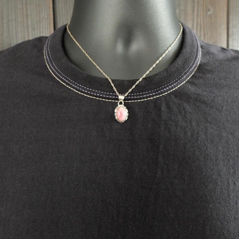 インディアンジュエリー STERLING インカローズシルバーペンダント