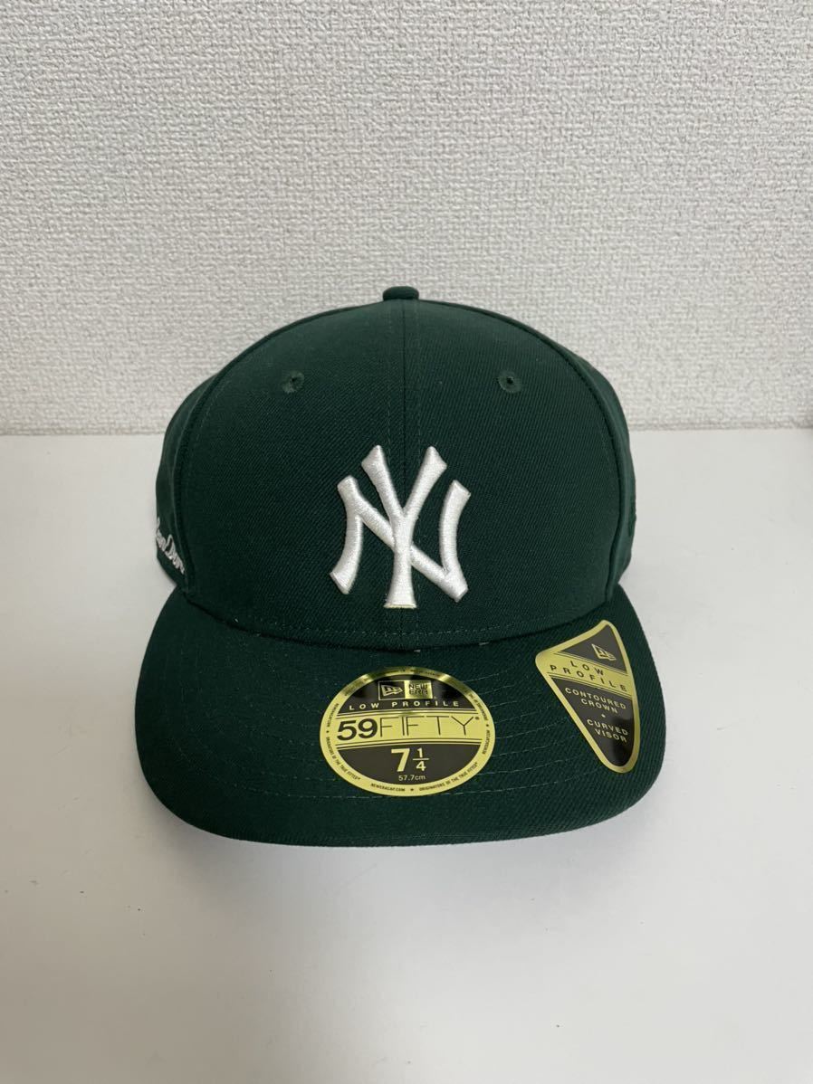 【送料無料（一部地域を除く）】 59FIFTY PROFILE LOW ERA NEW DORE LEON 3/8】AIME 【7 CAP ヤンキース キャップ帽子 ニューエラ エメレオンドレ GREEN YANKEES NY 野球帽