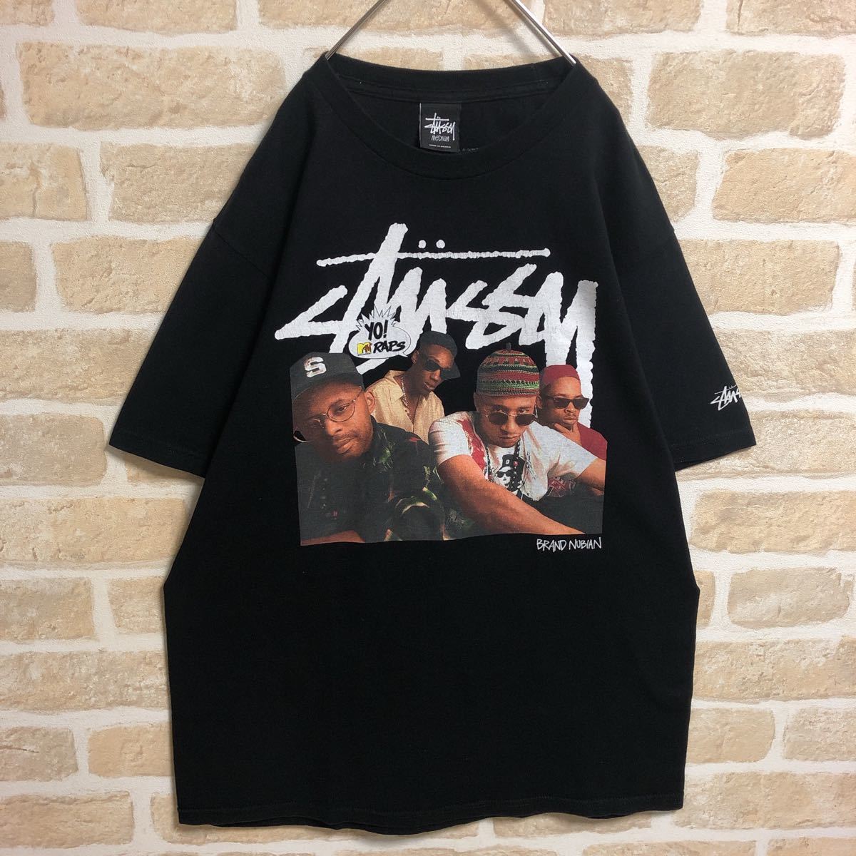 STUSSY ステューシー Tシャツ MTVコラボ 黒 ブラック 希少 人気 STUSSY ステューシー Tシャツ MTVコラボ 黒 ブラック 希少 人気