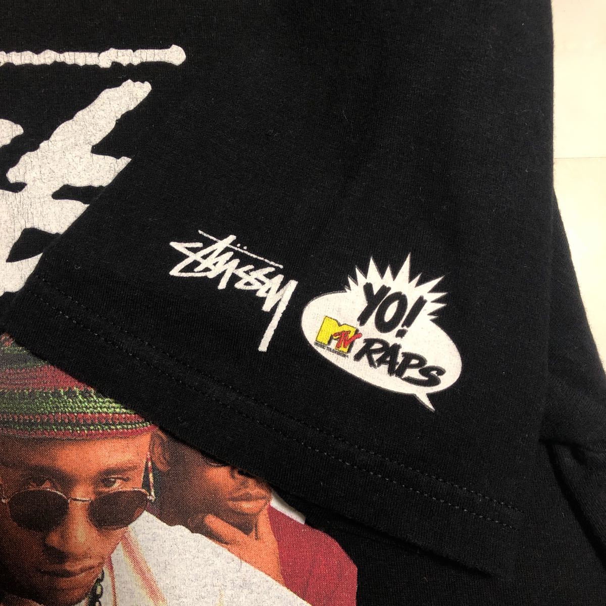 STUSSY ステューシー Tシャツ MTVコラボ 黒 ブラック 希少 人気 STUSSY ステューシー Tシャツ MTVコラボ 黒 ブラック 希少 人気