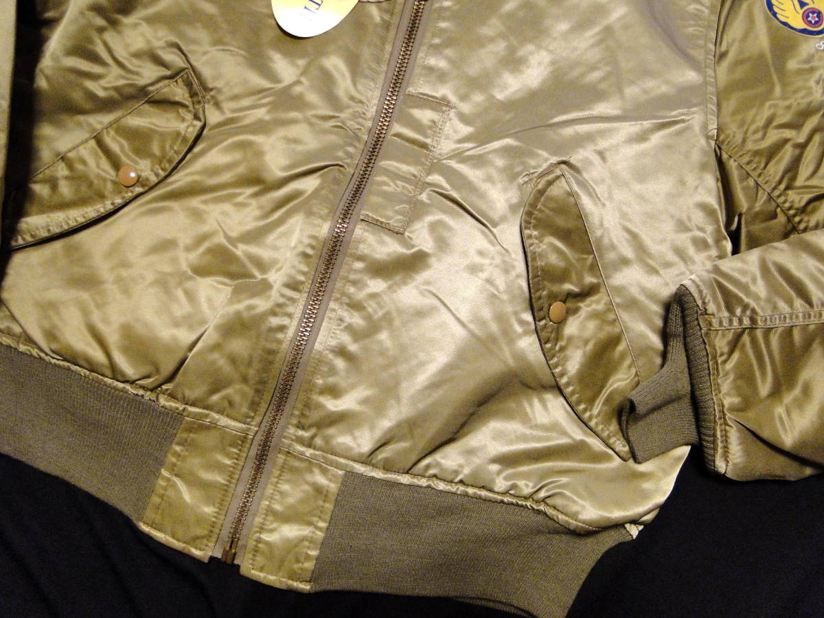 90's コリンス MA-1 corinth GOLD フライトジャケット Made in 90's コリンス MA-1 corinth GOLD フライトジャケット Made in