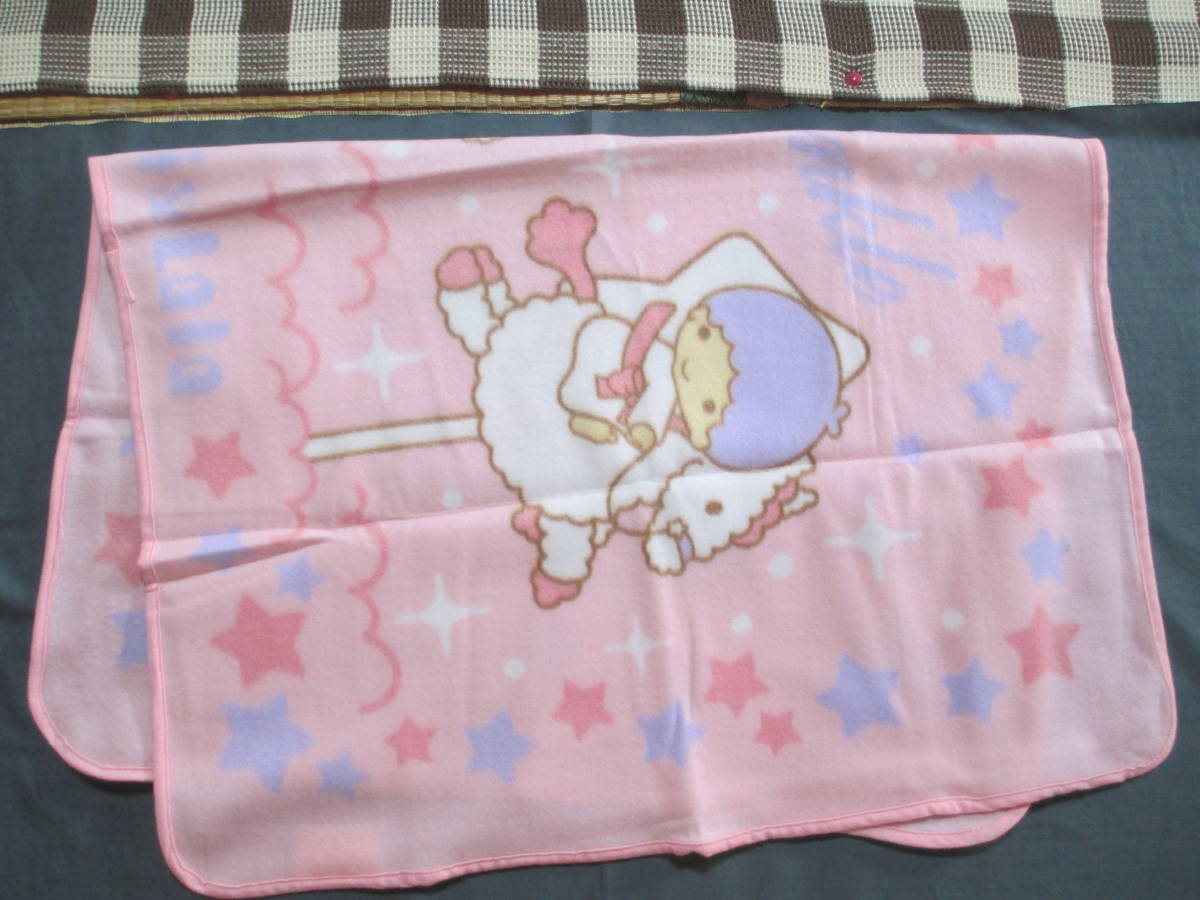* prompt decision * Sanrio ki Kirara Little Twin Stars blanket knee . unused goods 