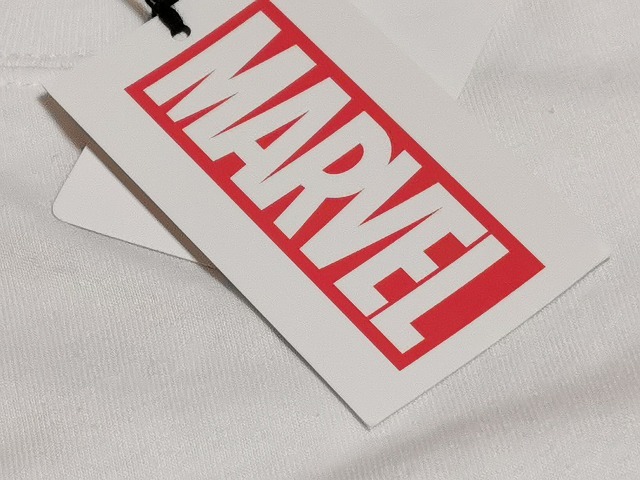 【新品】MARVEL キャプテンアメリカ Tシャツ 半袖【L】白/ホワイト◆マーベル Captain America USA アメリカ 映画 MOVIE 男性用_画像8