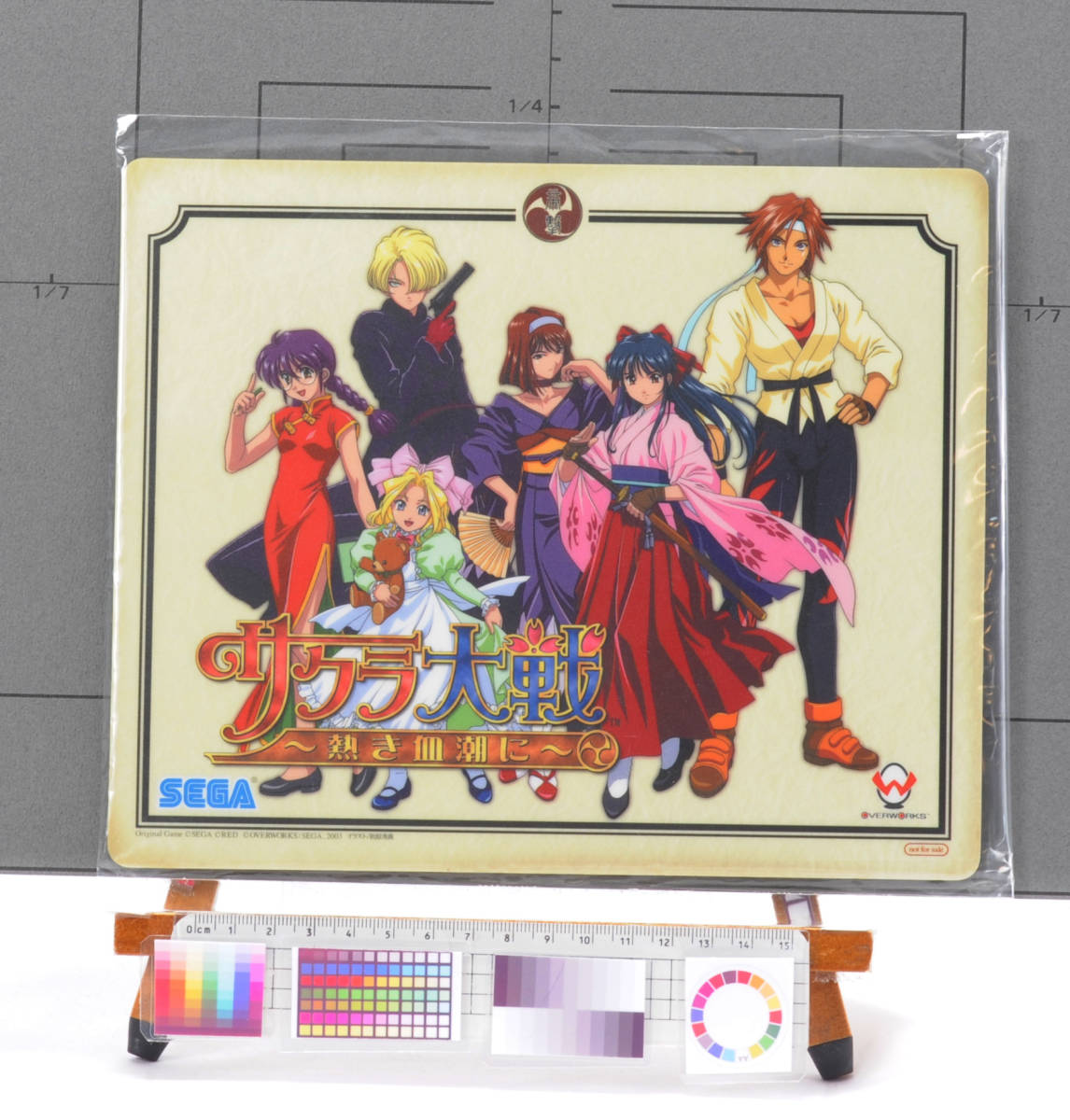 [Unopened New][Delivery Free]2003 Dreamcast? Sakura Wars Purchase Privilege Mouse Pad サクラ大戦 購入特典マウスパッド[tag4044]_画像1